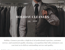 Tablet Screenshot of holidaycleanersky.com